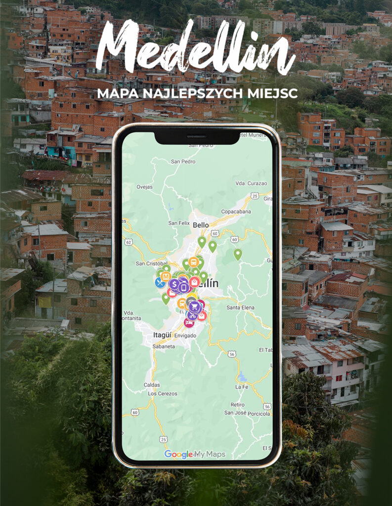 atrakcje medellin mapa miejsca ktore warto zobaczyc